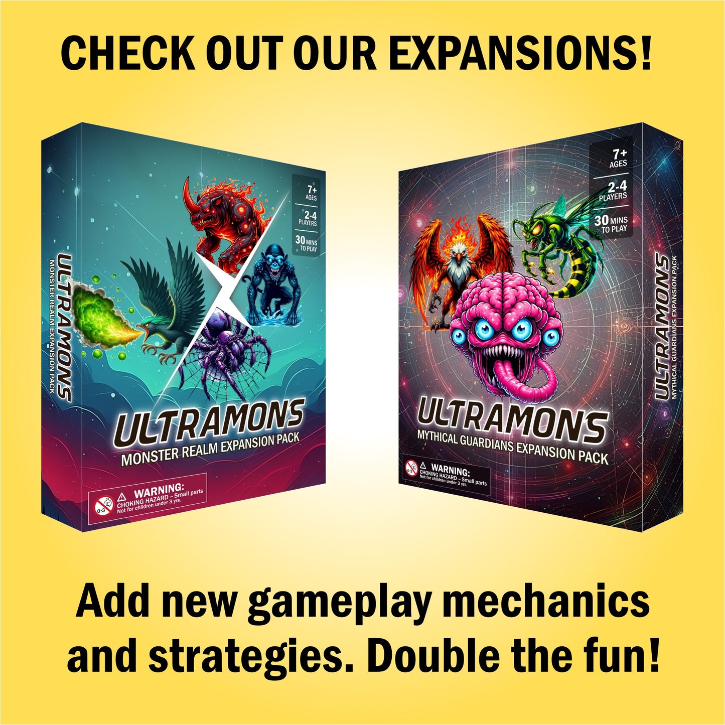 Ultramons Deluxe – Monster Battle Card Game for Adults, Kids & Teens
