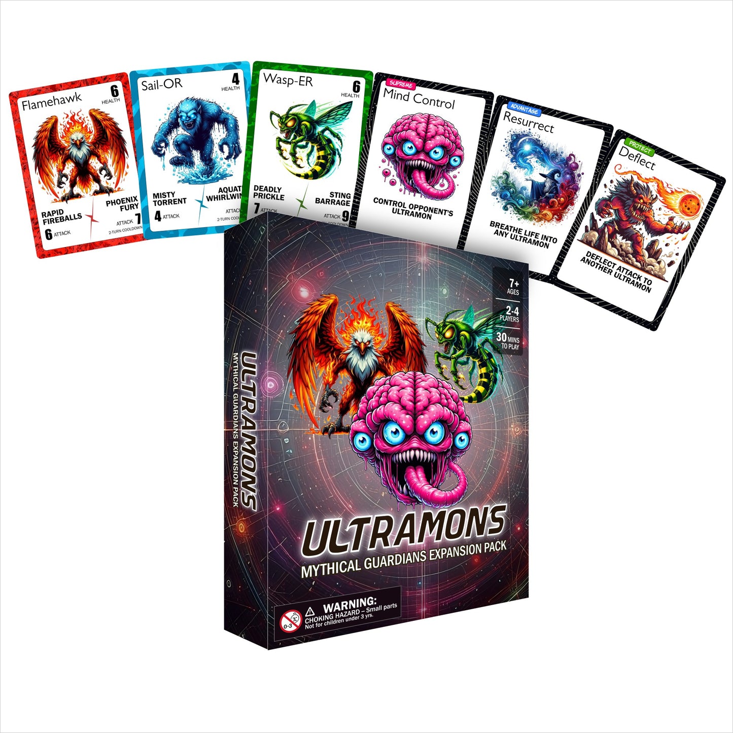 Mythical Guardians - Ultramons Expansion Pack for Adults, Kids & Teens