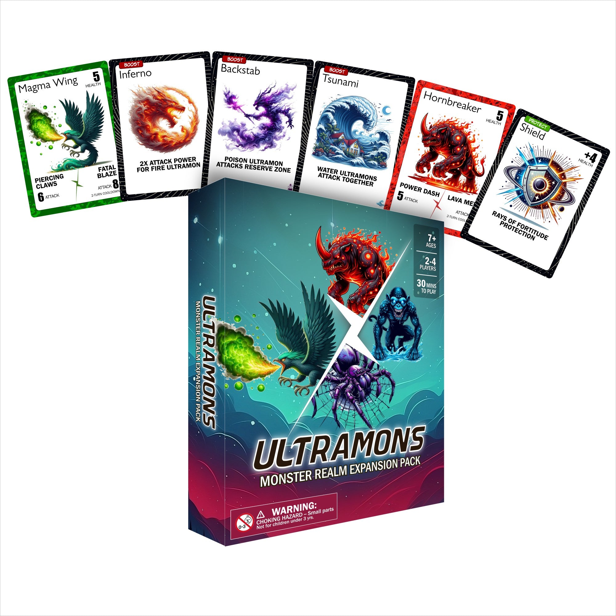 Monster Realm - Ultramons Expansion Pack for Adults, Kids & Teens